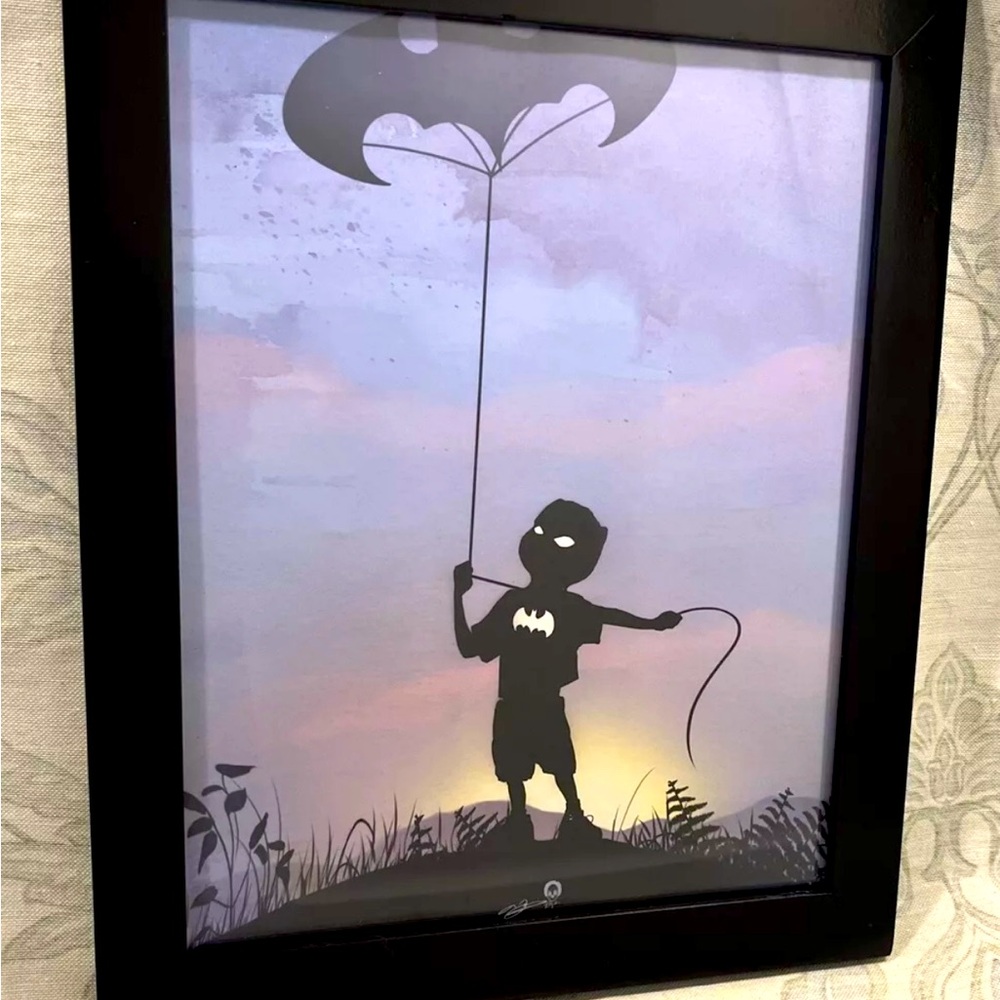 Andy Fairhurst Superhero Kids Print/photo Batman DC Comics Hero Collectible